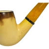 Special Signed Govem Two-Stem Calcined Meerschaum Pipe