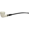 Special Signed Govem Sterling Silver Two-Stem Meerschaum Pipe