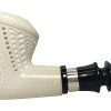 Special Signed Govem Sterling Silver Two-Stem Meerschaum Pipe