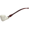 Special Govem Red Two-Stem Sterling Silver Meerschaum Pipe