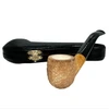 Pre-colored Small Rusticated Meerschaum Pipe