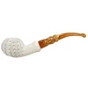 Signed Arasta Lattice Shell Meerschaum Pipe