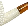 Signed Arasta Dimpled Apple Meerschaum Pipe