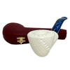 Special Dublin Designer Lattice Blue Stem Meerschaum Pipe