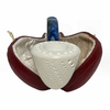 Special Dublin Designer Lattice Blue Stem Meerschaum Pipe