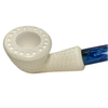 Special Dublin Designer Lattice Blue Stem Meerschaum Pipe