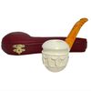 Topkapi Calabash Tiger Stem Meerschaum Pipe