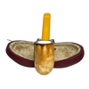 Deluxe Oom Paul Calcined Meerschaum Pipe
