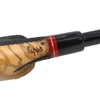 9mm Rusticated & Smooth Olive Wood Churchwarden Pipe