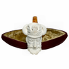 Winged Helmet Viking Knurl Meerschaum Pipe