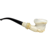 Stylized Calabash Knurl Meerschaum Pipe