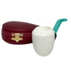 Army Mount Style Designer Lattice Accent Meerschaum Pipe