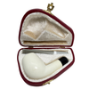 Army Mount Style Two-Tone Gray Stem Meerschaum Pipe