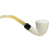 Army Mount Style Dublin Ivory Stem Meerschaum Pipe