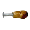 Calcined Smooth Rustic Medallions Meerschaum Pipe & Tamper Set