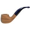 Horizontal Grain German Olive Wood Pipe