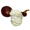 Special Santa Claus with Fur Hat Meerschaum Pipe