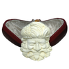 Special Santa Claus with Fur Hat Meerschaum Pipe