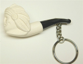 Indian Key Chain Meerschaum Pipe
