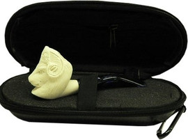 Mini Ram Meerschaum Pipe and Hard Case