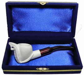 Mini Cobra Animal Meerschaum Pipes with Velvet Chest Mini Cobra Animal Meerschaum Pipes with Velvet Chest