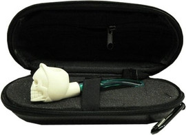Mini Grim Reaper Meerschaum Pipe and Hard Case