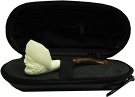 Mini Pirate Meerschaum Pipe and Hard Case