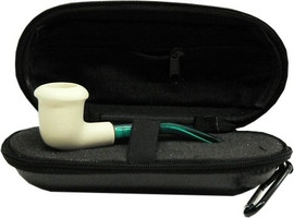 Mini Calabash Meerschaum Pipe and Hard Case