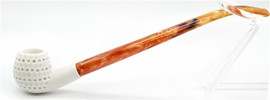 Mini Lattice Churchwarden Meerschaum Pipe Mini Lattice Churchwarden Meerschaum Pipe