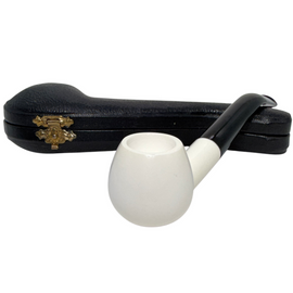 Small Smooth Diplomat Meerschaum Pipe