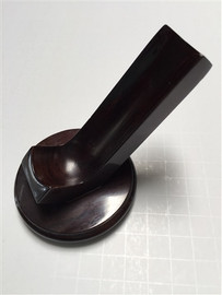 Woodmere 1 Pipe Walnut with Ebony Pipe Holder Woodmere 1 Pipe Walnut with Ebony Pipe Holder