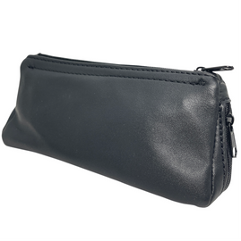 Black Leatherette Pipe and Tobacco Combo Pouch Black Leatherette Pipe and Tobacco Combo Pouch