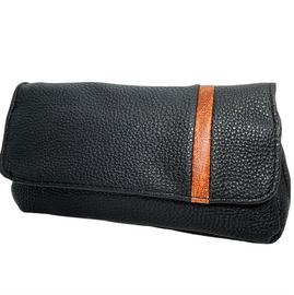 Combination 2-Pipe and Vinyl Lined Tobacco Pouch