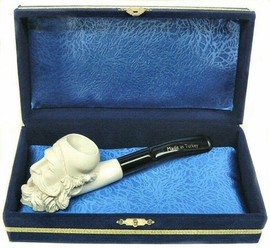 Mini Deluxe Dunhill Meerschaum Pipes with Velvet Chest Mini Deluxe Dunhill Meerschaum Pipes with Velvet Chest