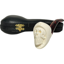Grim Reaper Dark Stem Meerschaum Pipe