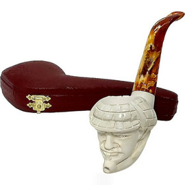 Deluxe Sherlock Holmes Oom Paul Style Meerschaum Pipe
