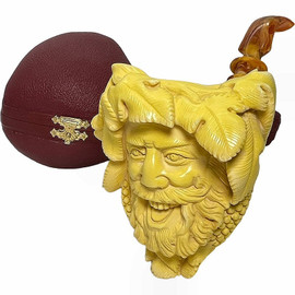 Special Master Carver Baglan Bacchus Meerschaum Pipe