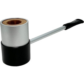 Nording Compass Silver and Black Briar Pipe Nording Compass Silver and Black Briar Pipe