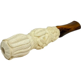Flowers and Leaves Meerschaum Cigarette Holder