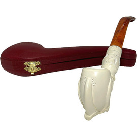 Claw Full Bent Knurl Meerschaum Pipe