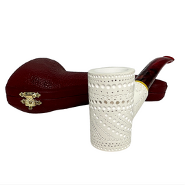 Deluxe Signed I. Yasa Poker Meerschaum Pipe Deluxe Signed I. Yasa Poker Meerschaum Pipe