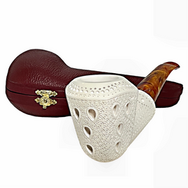 Special Lattice 9mm Meerschaum Pipe