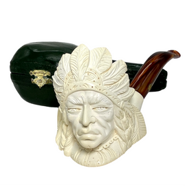 Bekler Sitting Bull Limited Edition Meerschaum Pipe