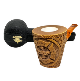 Fire Department Govem Poker Pre-colored Meerschaum Pipe Fire Department Govem Poker Pre-colored Meerschaum Pipe