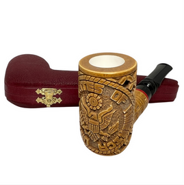 US Great Seal Signed Mutlu Pre-colored Meerschaum Pipe US Great Seal Signed Mutlu Pre-colored Meerschaum Pipe