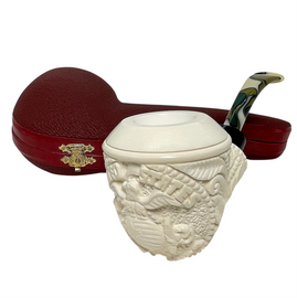 US Marine Corps Signed Govem Dublin Meerschaum Pipe US Marine Corps Signed Govem Dublin Meerschaum Pipe