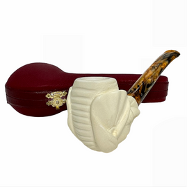 Elephant Head Meerschaum Pipe