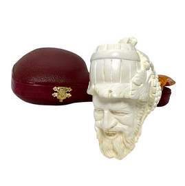 Special Bacchus with Grapes and Leaves Meerschaum Pipe