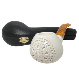 Special Apple Star Burst Meerschaum Pipe