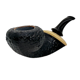 HS Studio Sandblasted Acorn Nosewarmer Briar Pipe